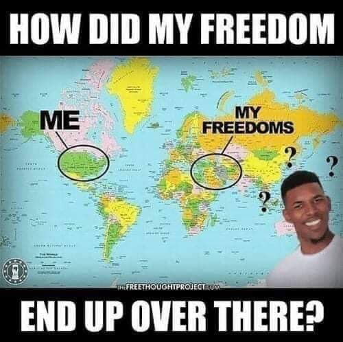 How did my Freedom Get Over There